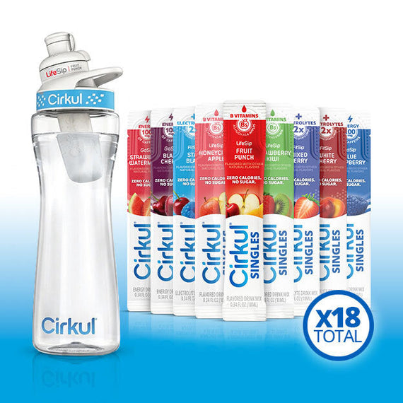 22oz. Plastic Bottle & GoSip® Black Cherry D7