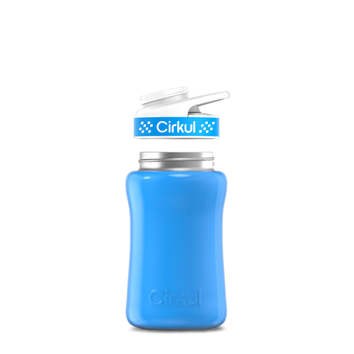 12oz. Stainless Steel Bottle & Comfort Grip Lid
