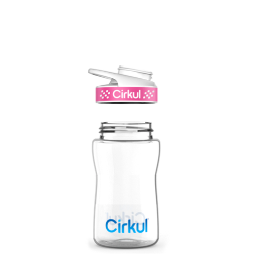 12oz. Plastic Bottle & Comfort Grip Lid